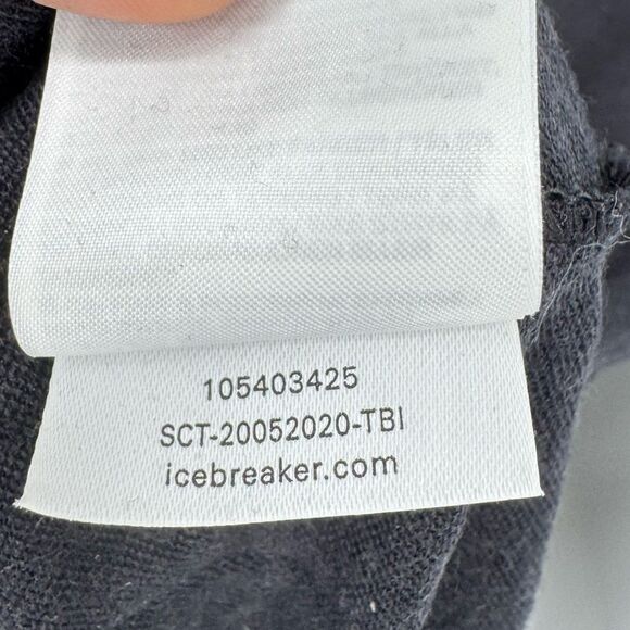 Icebreaker Black Long Sleeve Wool Base Layer Men’s XS - Picture 7 of 8